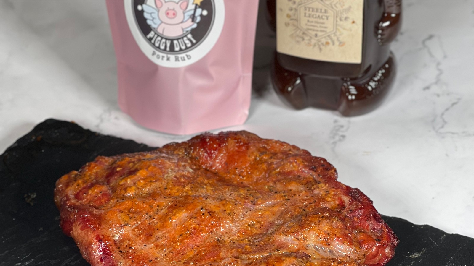 Image of Piggy Dust Smoked Pork Steaks