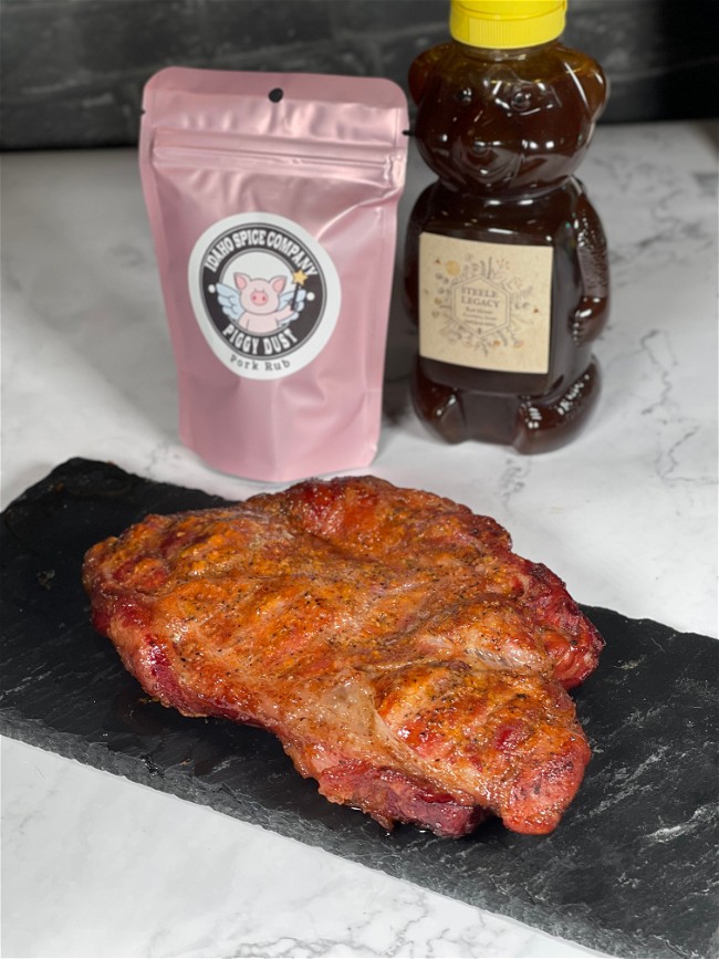 Image of Piggy Dust Smoked Pork Steaks