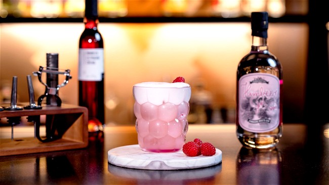 Image of Raspberry Gin Sour Rezept