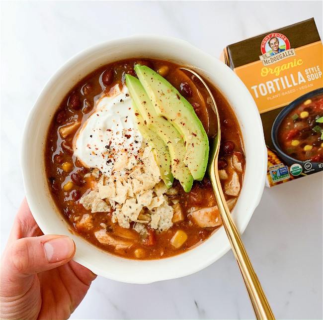 Image of Organic Tortilla Soup by @callascleaneats