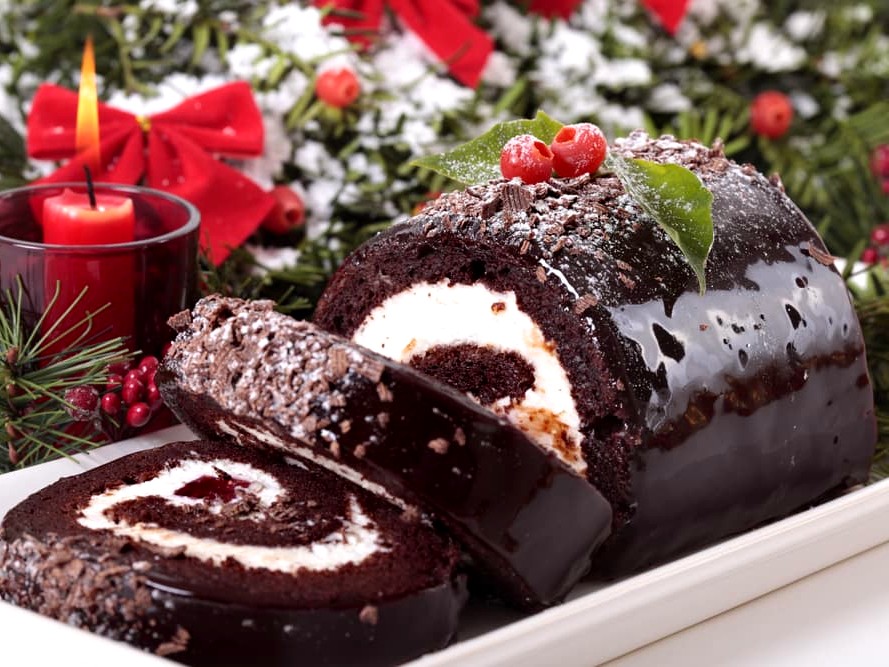 Yule Log Cake (Bûche de Noël) – Lost Recipes Found