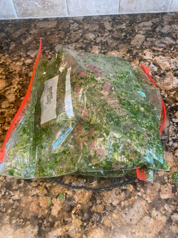 Image of Move all the steaks around in the bag so the...