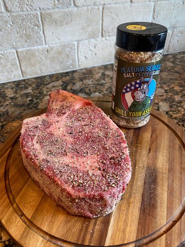Image of Let your steak sit for about 15 minutes after seasoning 
