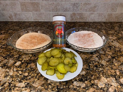 Image of 1st plate with 1 cup of flour and 1 tbsp...