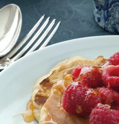 Image of Raspberry & Oatmeal Pancakes