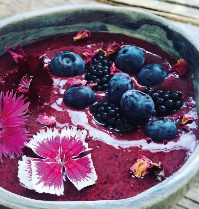 Image of Blackberry & Acai Smoothie Bowl