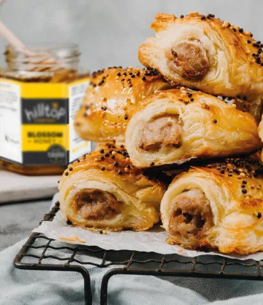 Honey & Mustard Sausage Rolls