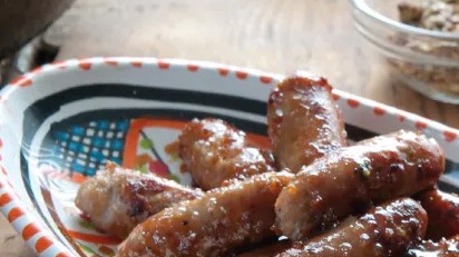 Image of Sticky Party Sausages