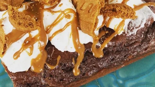 Image of Chocolate Caramel Protein Brownie