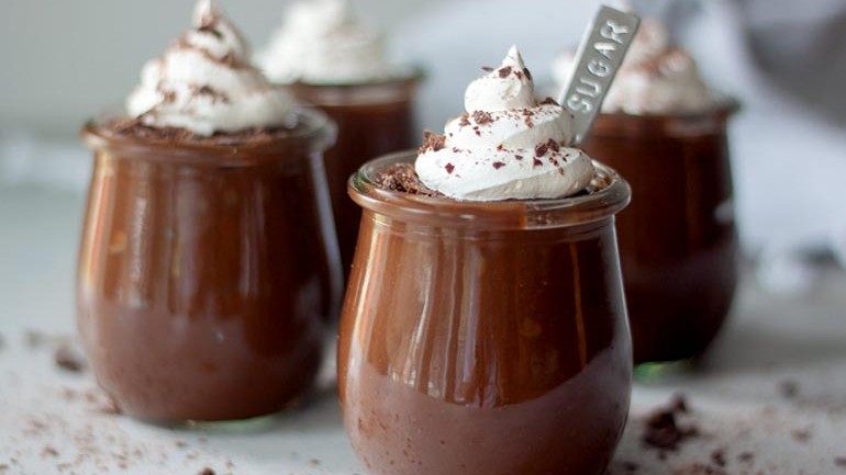 Chocolate Avocado Pudding Cups Recipe | Navitas Organics