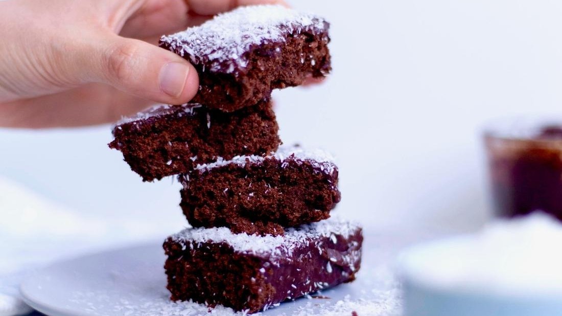 Image of Low Carb Chocolate Coconut Slice