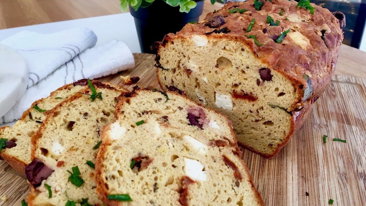 Image of Sun dried Tomato, Feta & Olive Loaf