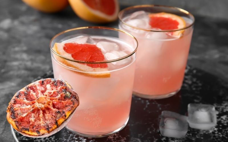 Grilled Grapefruit Margarita