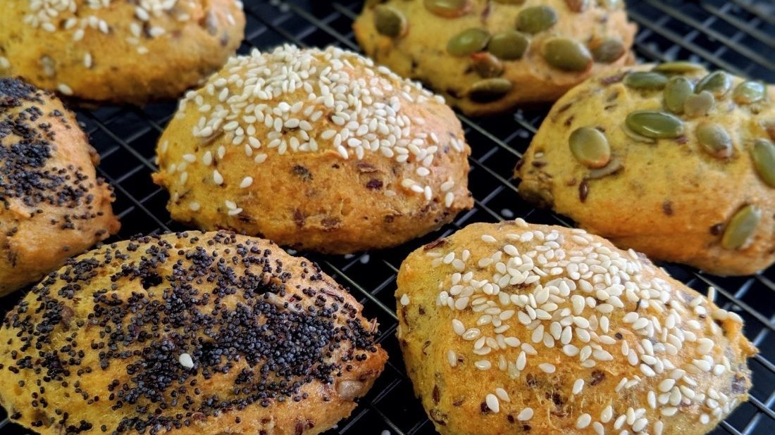 Image of Low Carb Seeded Dinner Rolls