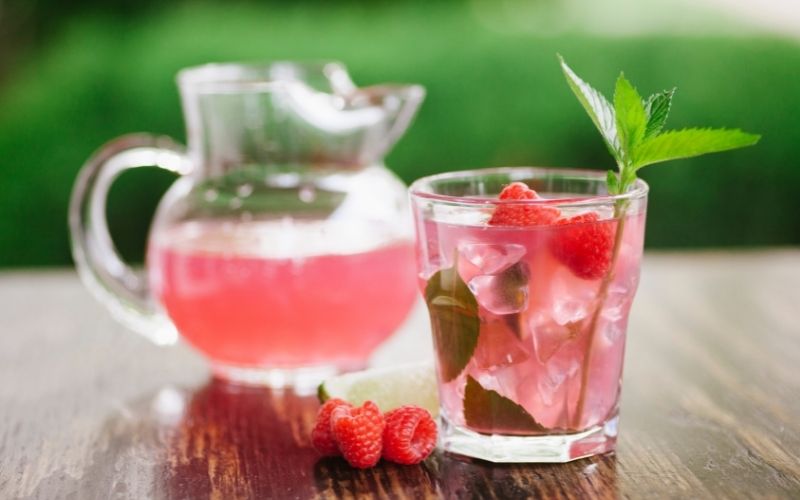 Raspberry Lime Mojito