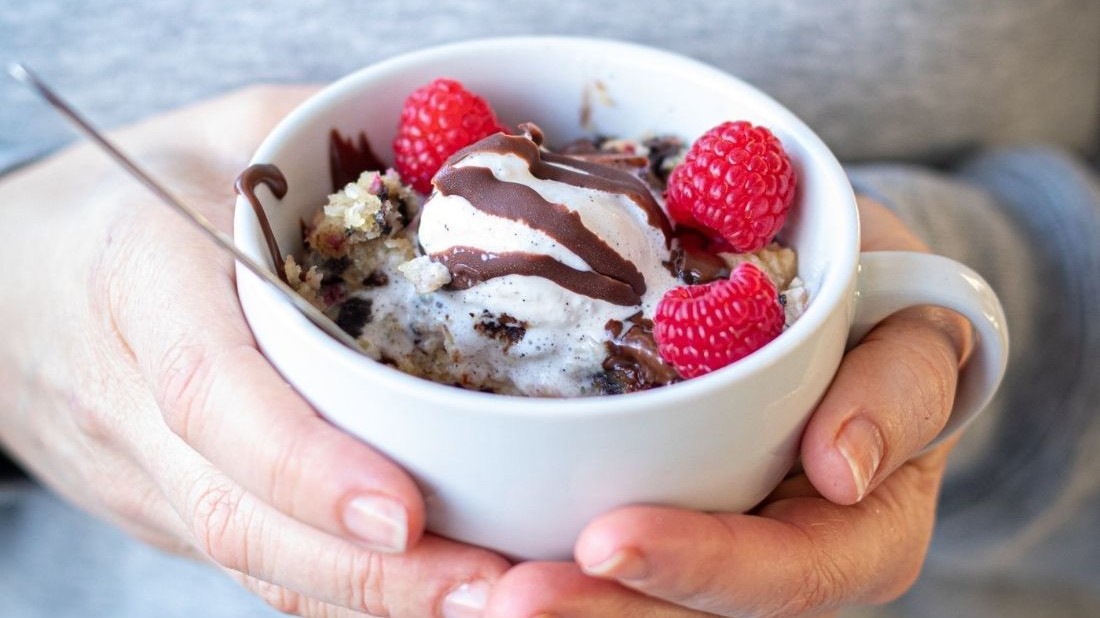 Image of Raspberry Choc Chip Mug Cake