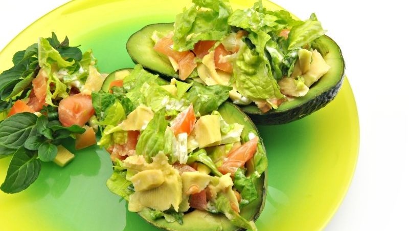 Image of Salmon-Stuffed Avocados