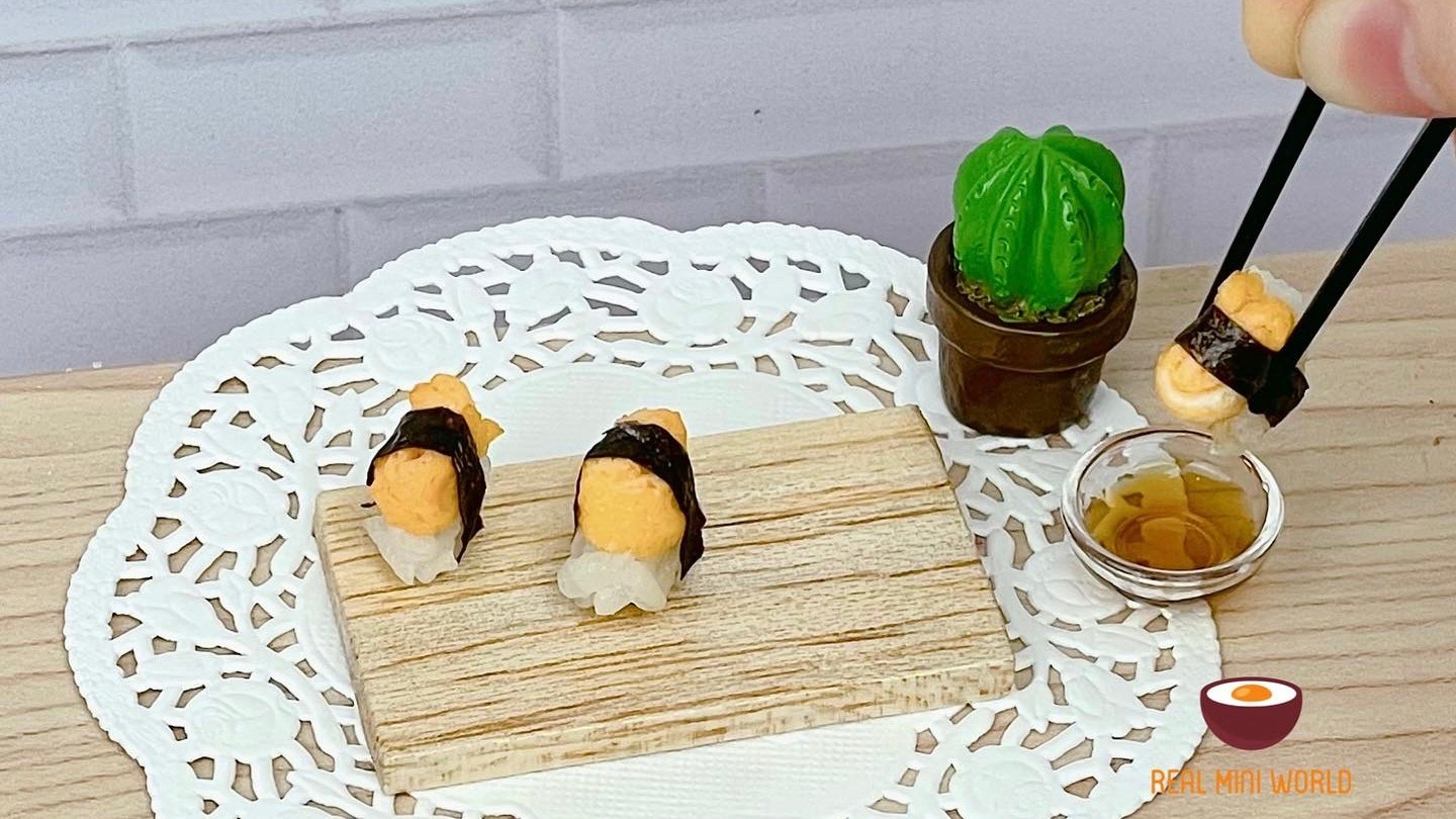 Image of World's Tiniest TAMAGO SUSHI|Mini Real Cooking 