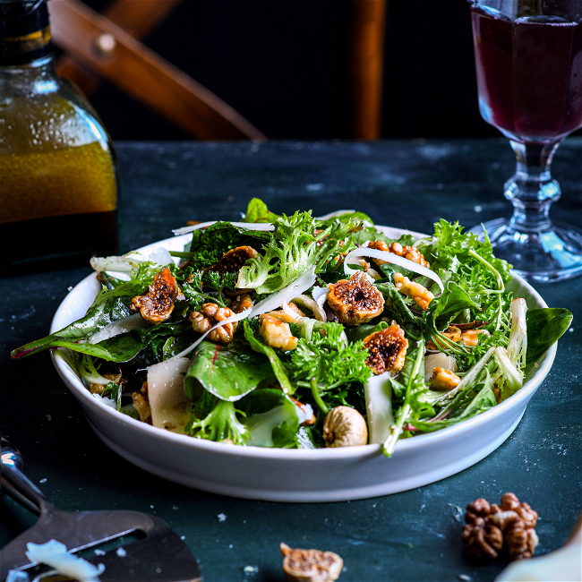Image of Fig, Walnut and Parmesan Salad