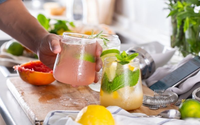 Home-Made Fruity Hard Seltzer