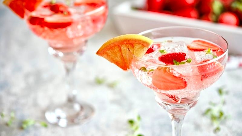 Image of Strawberry Limoncello Spritz