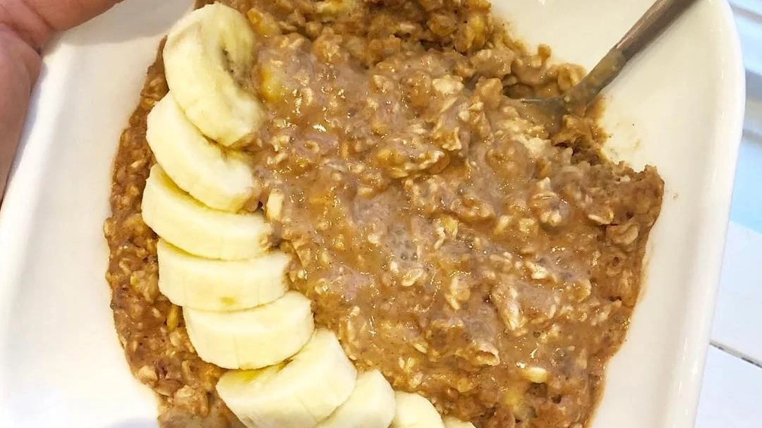 Image of Peanut Butter Banana Nut Bread Overnight Oats