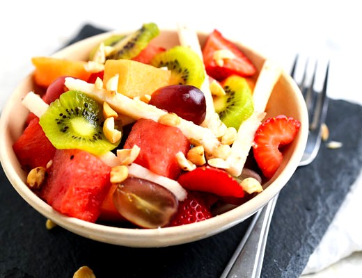 Image of Summer Fruit and Hazelnut Salad