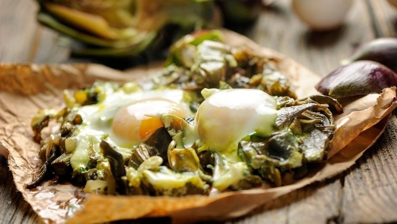 Image of Artichoke & Egg Tartine