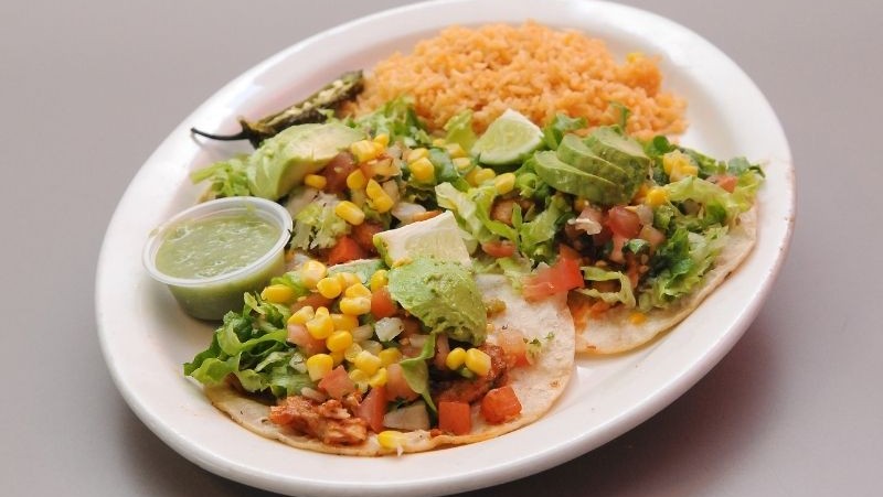 Image of Beer-Battered Fish Tacos With Tomato & Avocado Salsa