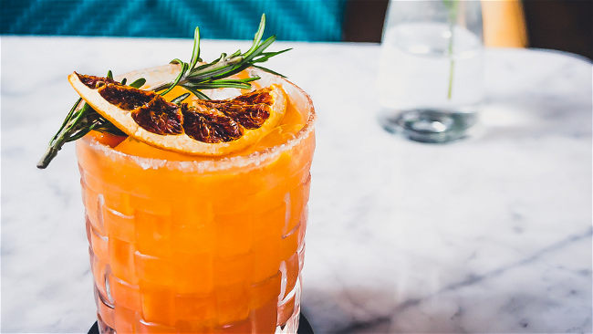 Image of Papaya & Blood Orange Margarita