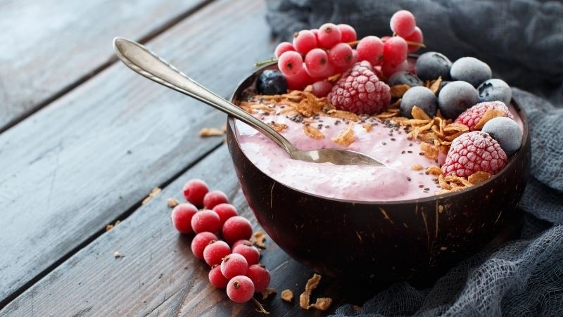 Image of Berry-Almond Smoothie Bowl
