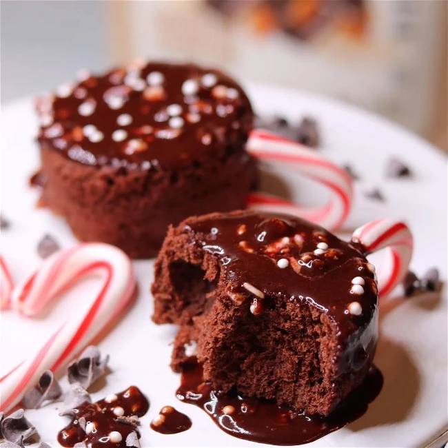 Image of Microwave Peppermint Brownies