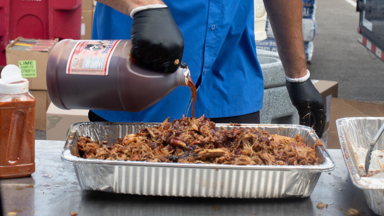 Image of Add in extra Sweet and Savory Seasoning and Tennessee Red BBQ Sauce.