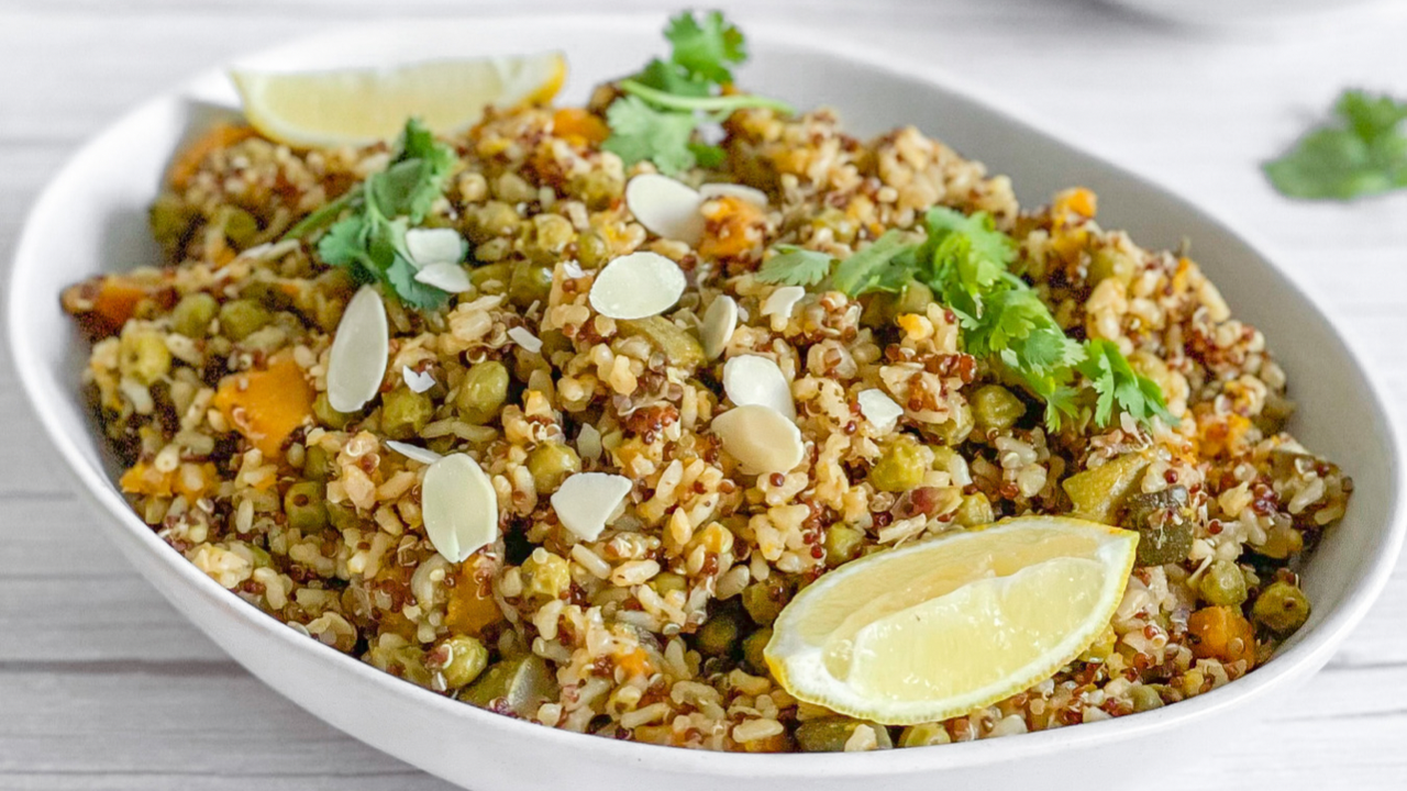 Image of Vegetable Pilaf with Brown Rice and Quinoa