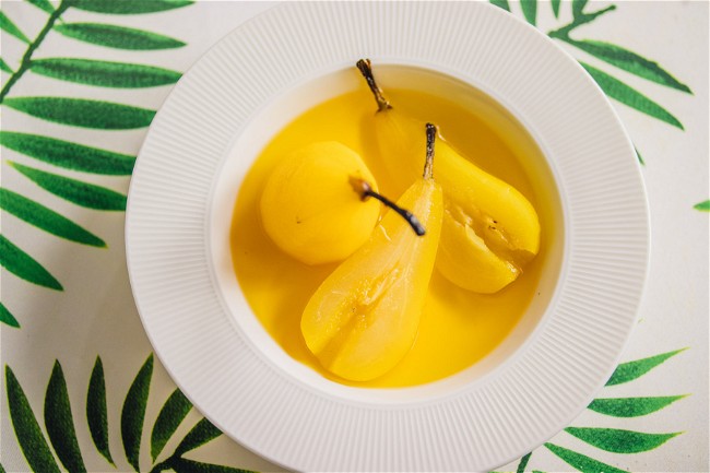 Image of Saffron Poached Pears