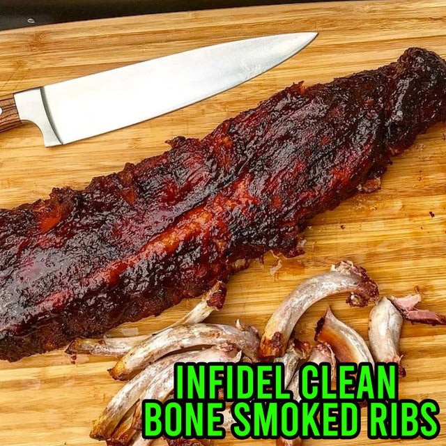Image of Infidel Clean Bone Smoked ribs 