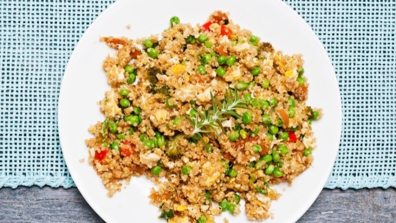 Image of South American-Style Quinoa With Fried Eggs