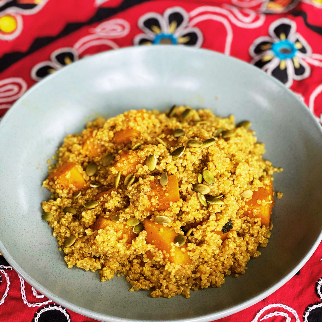 Tagine Roasted Pumpkin with Quinoa