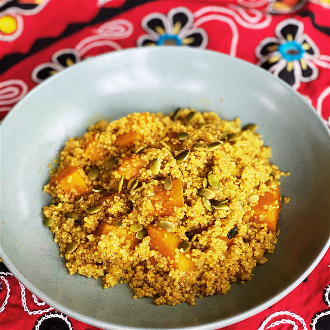 Image of Tagine Roasted Pumpkin with Quinoa