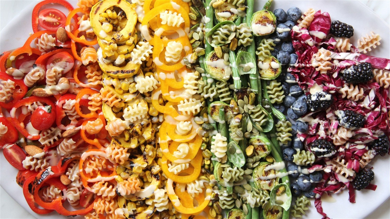 Image of Somewhere over the Rainbow Pasta Salad