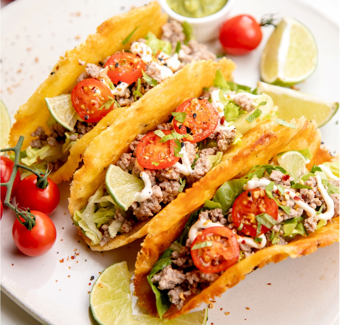 Receta de Keto tacos sin gluten