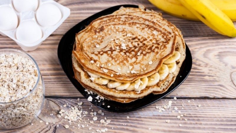 Image of Banana Oat Pancakes