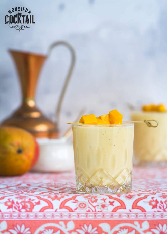 Image of Lassi à la mangue classique avec alcool