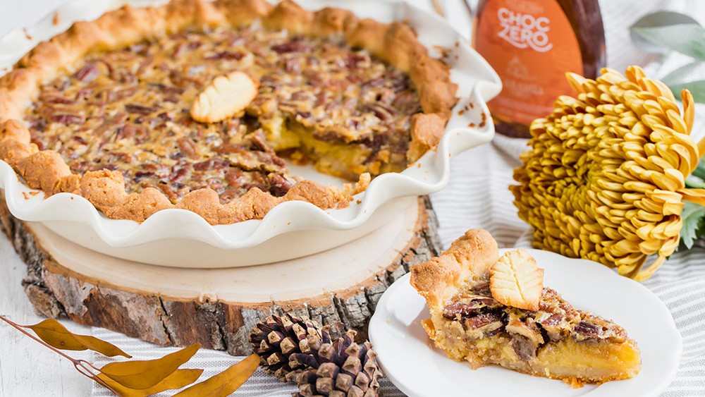 Image of Keto Pecan Pie For a Low Carb Thanksgiving