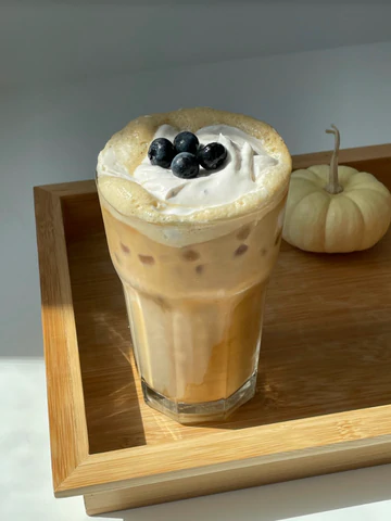 Image of Cold Brew With Vegan Blueberry Cream