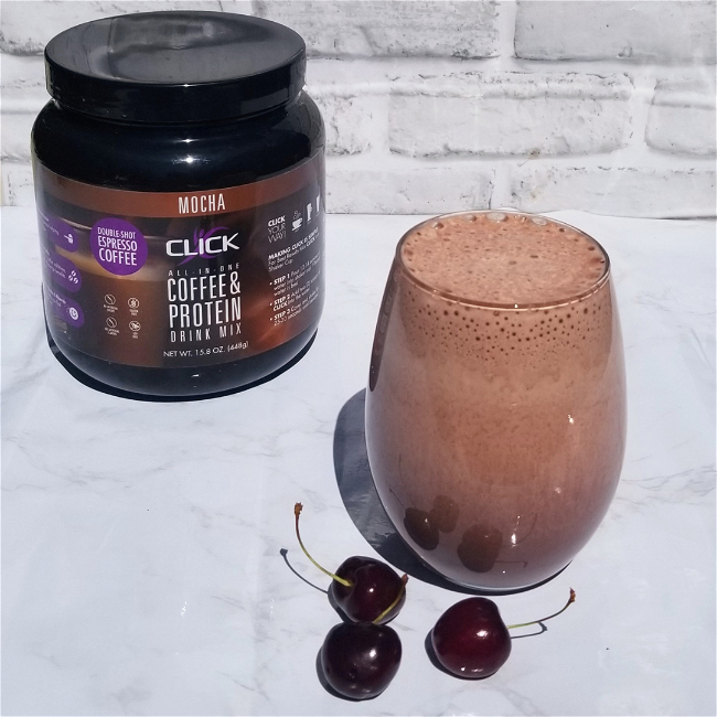 Image of Coffee Protein Recipe: Black Forest Cherry Smoothie