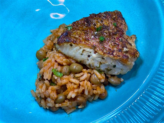 Image of Southwest Snapper with Rice and Pigeon Peas