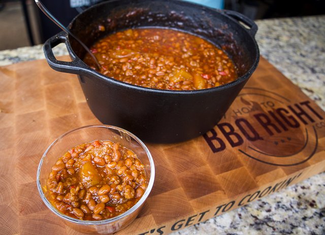 Dutch Oven Baked Beans