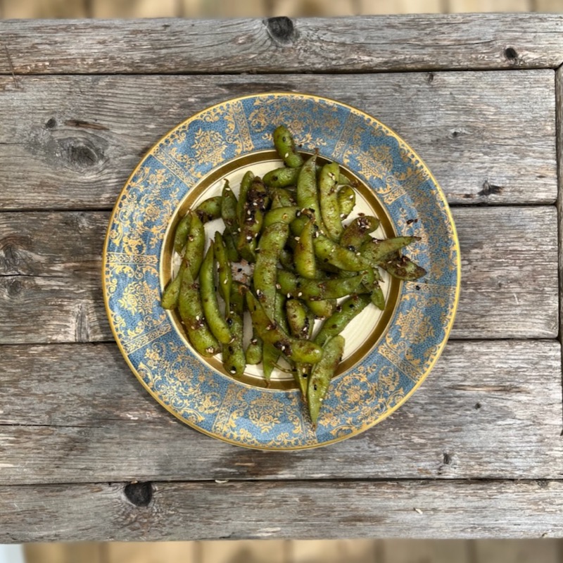 Leah + Joel's Movie Snacks: Sesame Secret Edamame
