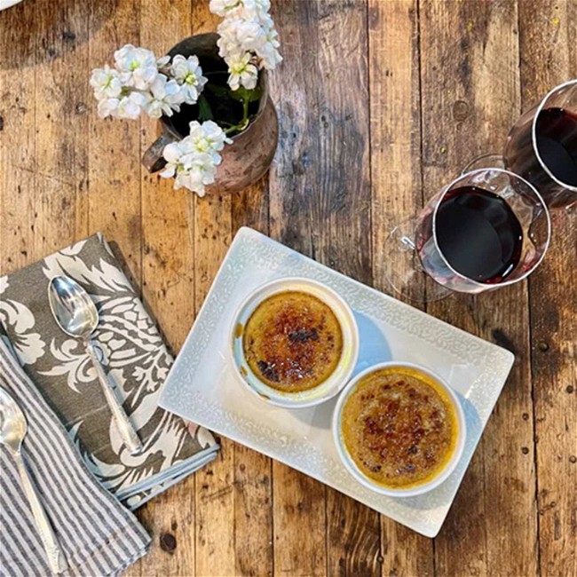 Image of Gold Milk Creme Brulee Recipe